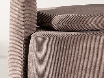 Bársony anyagú bútorok