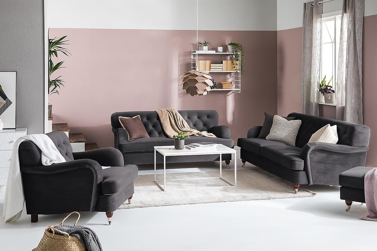 Chesterfield kanapé Bloomington Venveni 116 (Riviera 97)