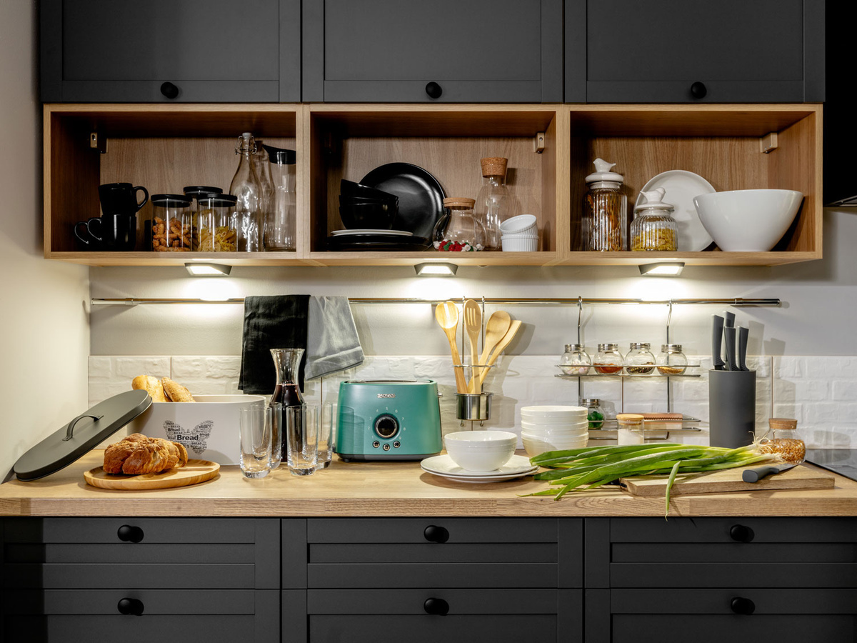 Moduláris mosogató szekrény ajtókkal Grey 113