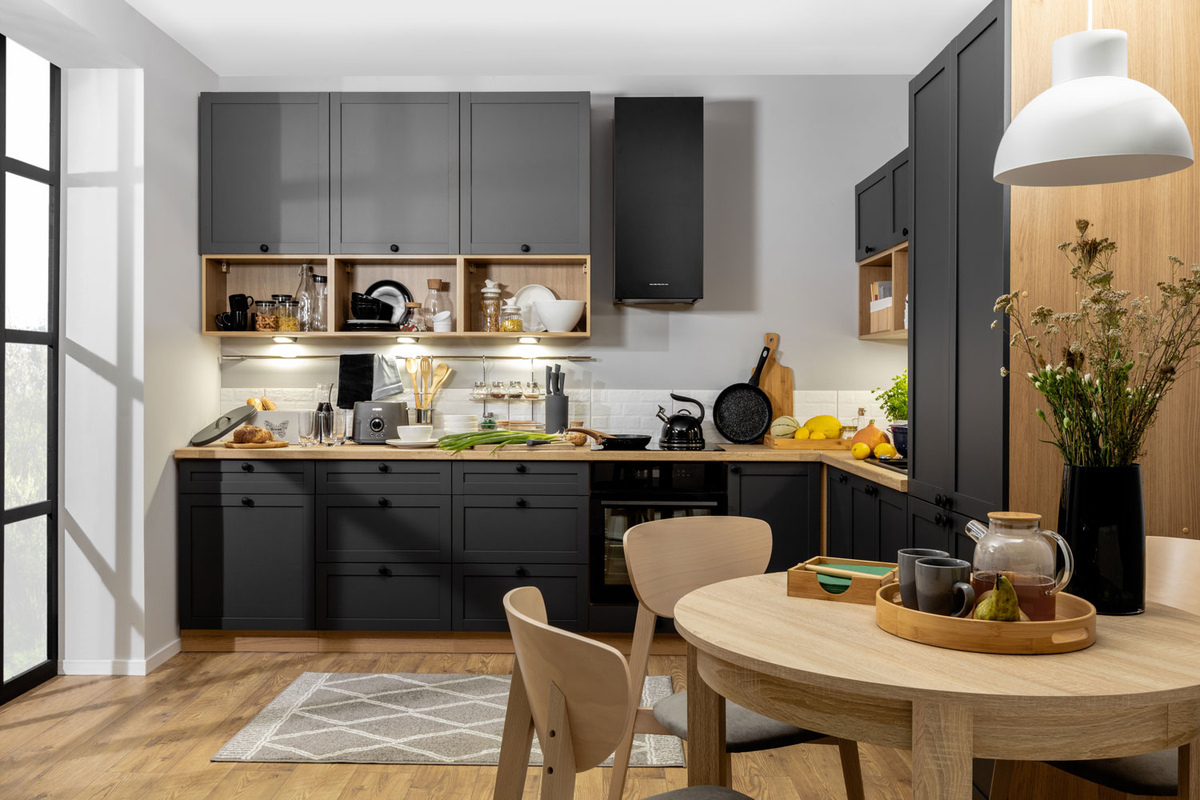 Moduláris mosogató szekrény ajtókkal Grey 113