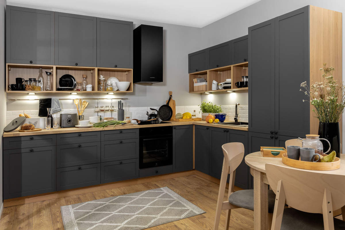 Moduláris mosogató szekrény ajtókkal Grey 113