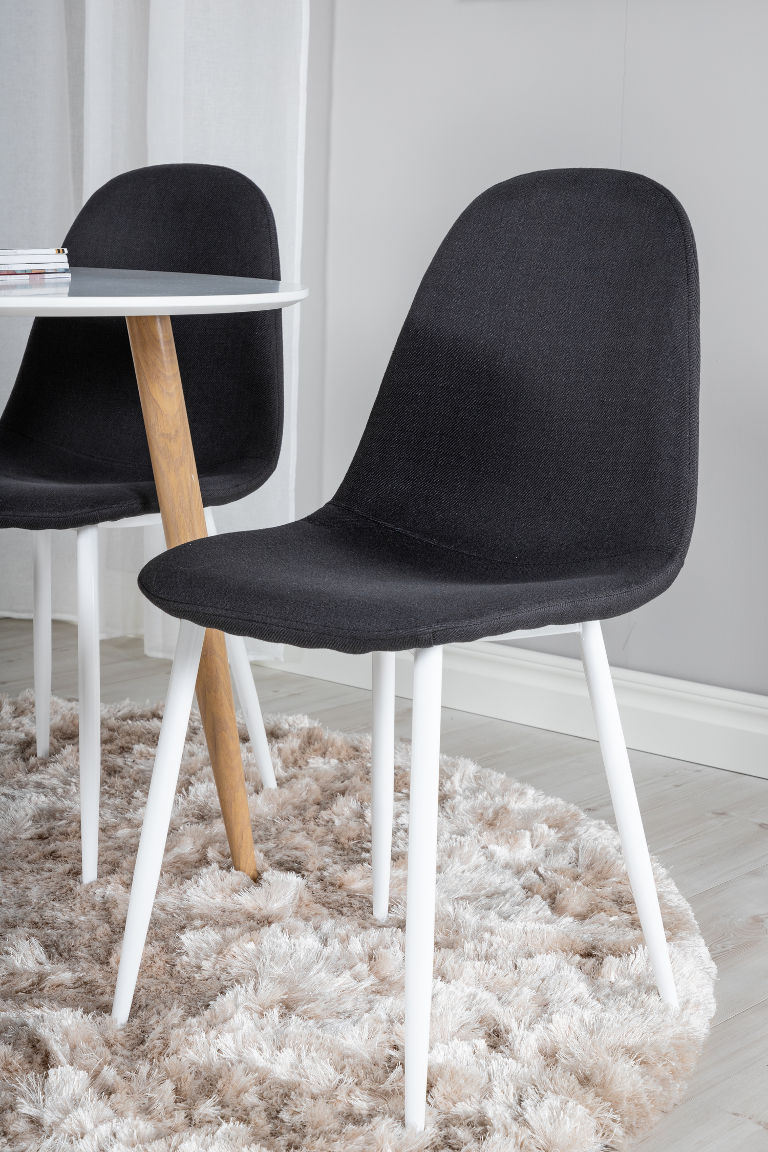 Étkezőgarnitúra Dallas 291 (Fekete + Fehér)