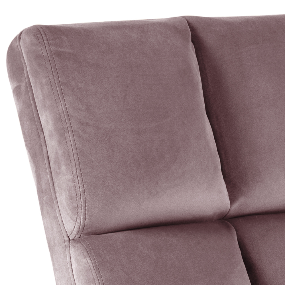 Fotel Norsica 370 (Dusty rózsaszín + Fekete)