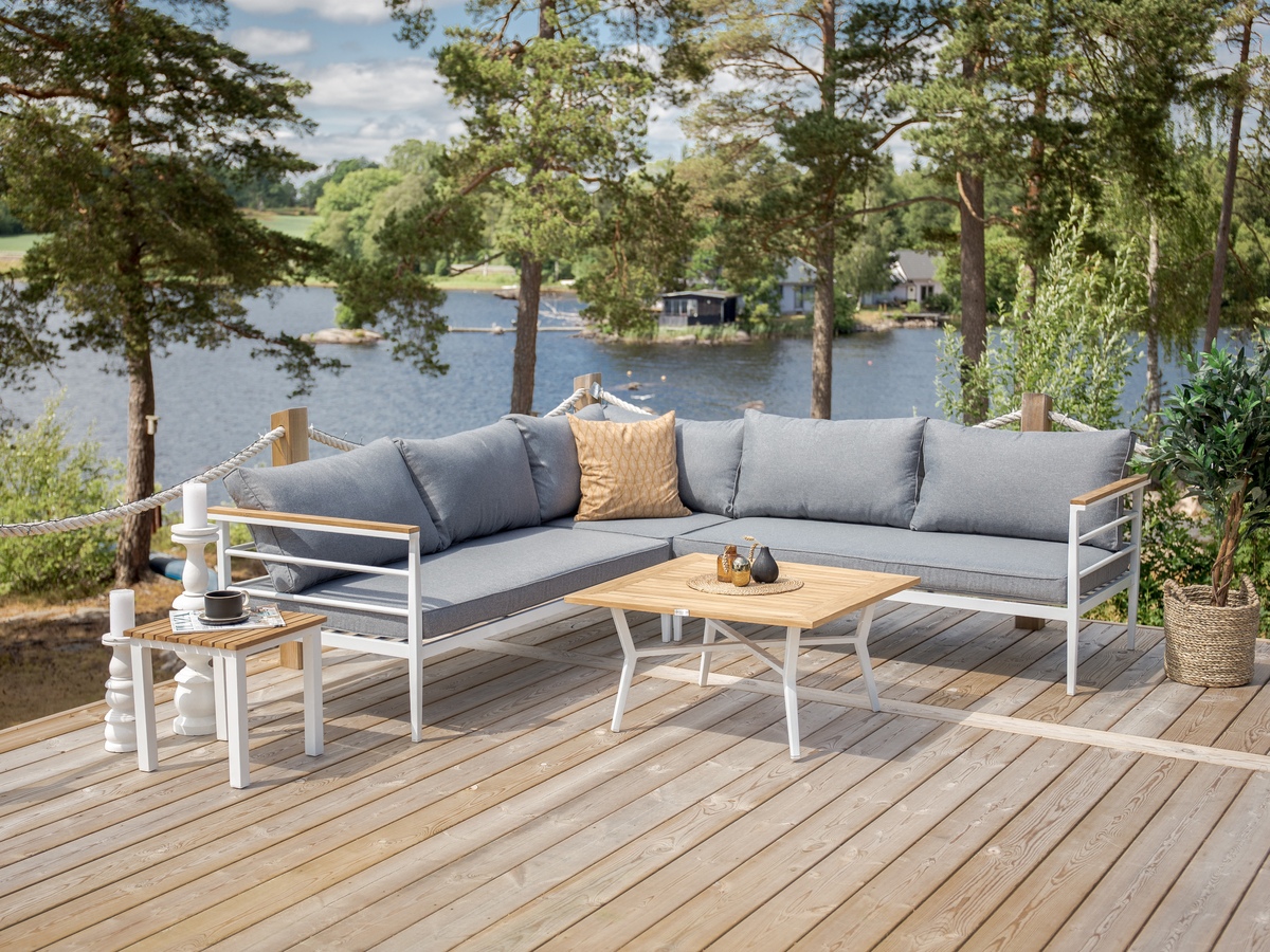 Kerti bútor Dallas 525 (Fehér + Szürke)