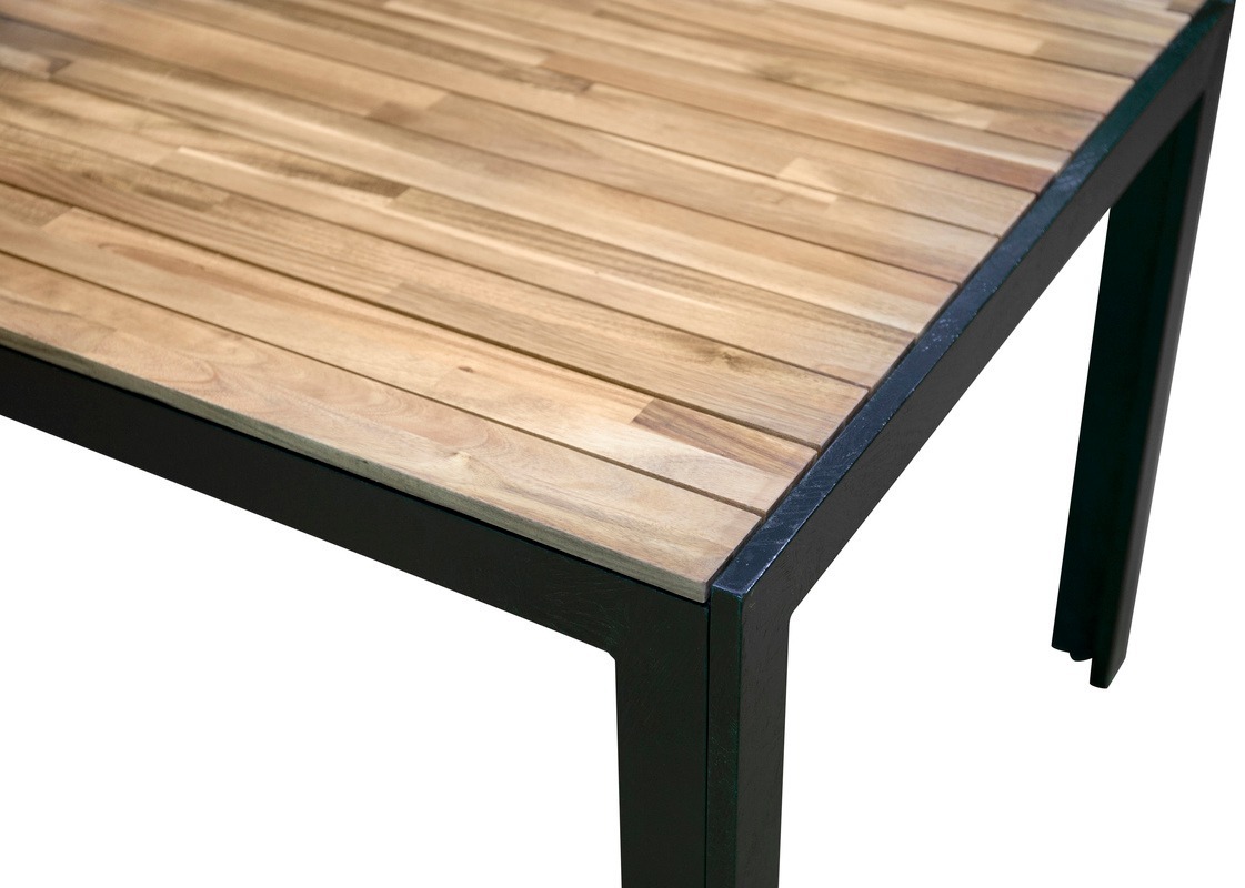 Kerti asztal Dallas 673 (Akác + Fekete)