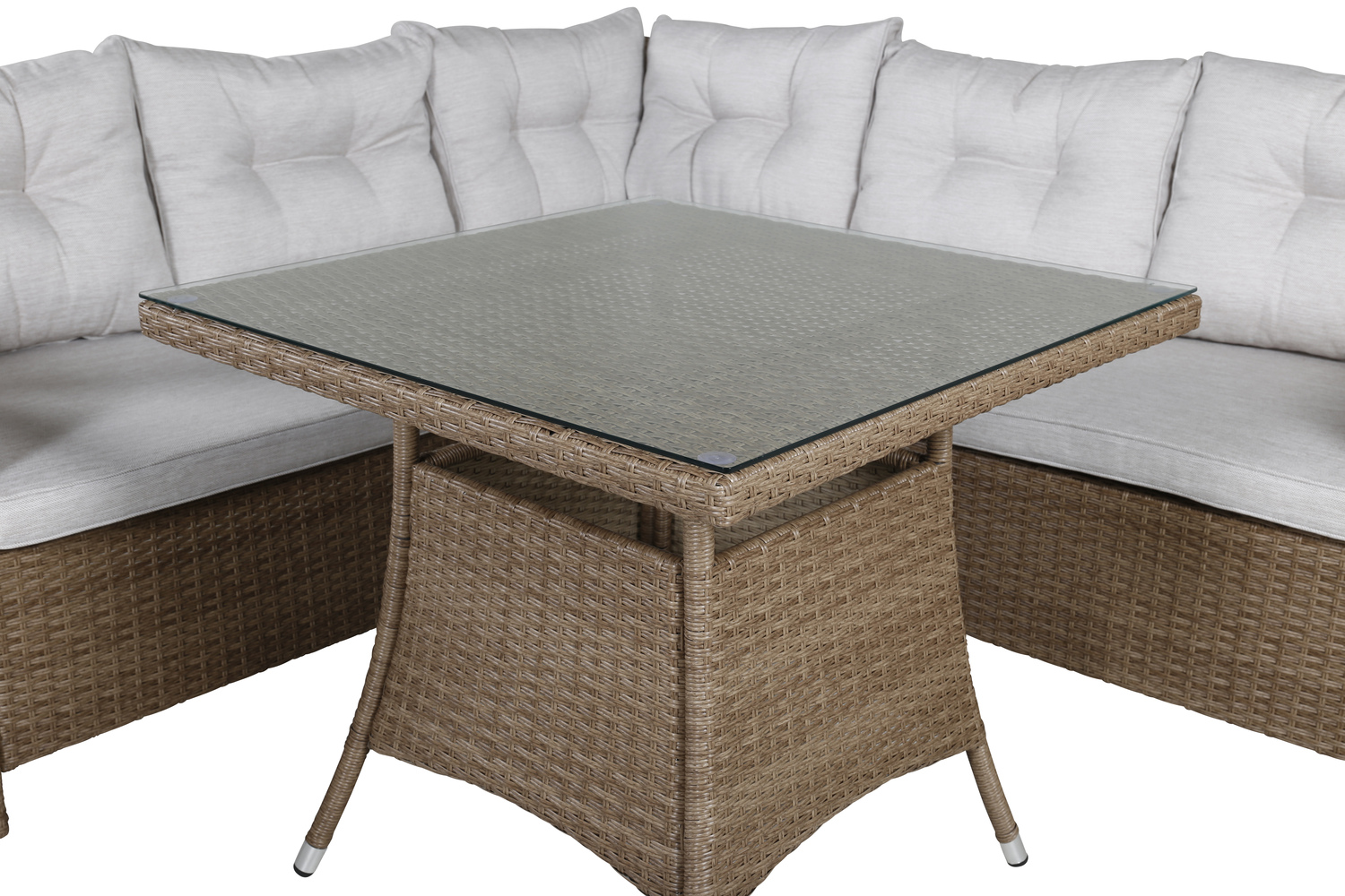 Kerti bútor Dallas 1157 (Barna + Beige)