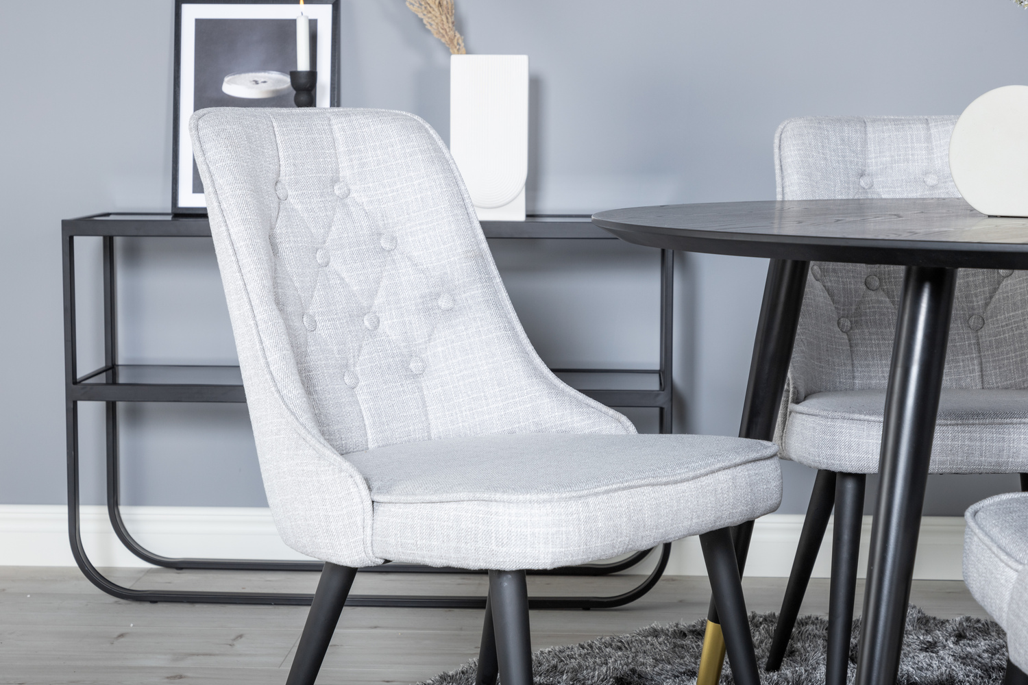 Étkezőgarnitúra Dallas 1178 (Szürke + Fekete)