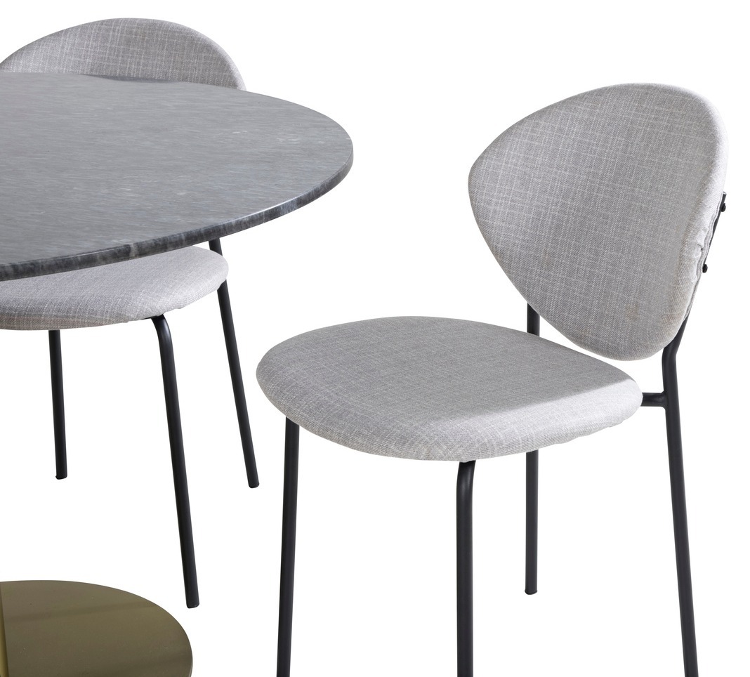 Étkezőgarnitúra Dallas 1209 (Szürke + Fekete)