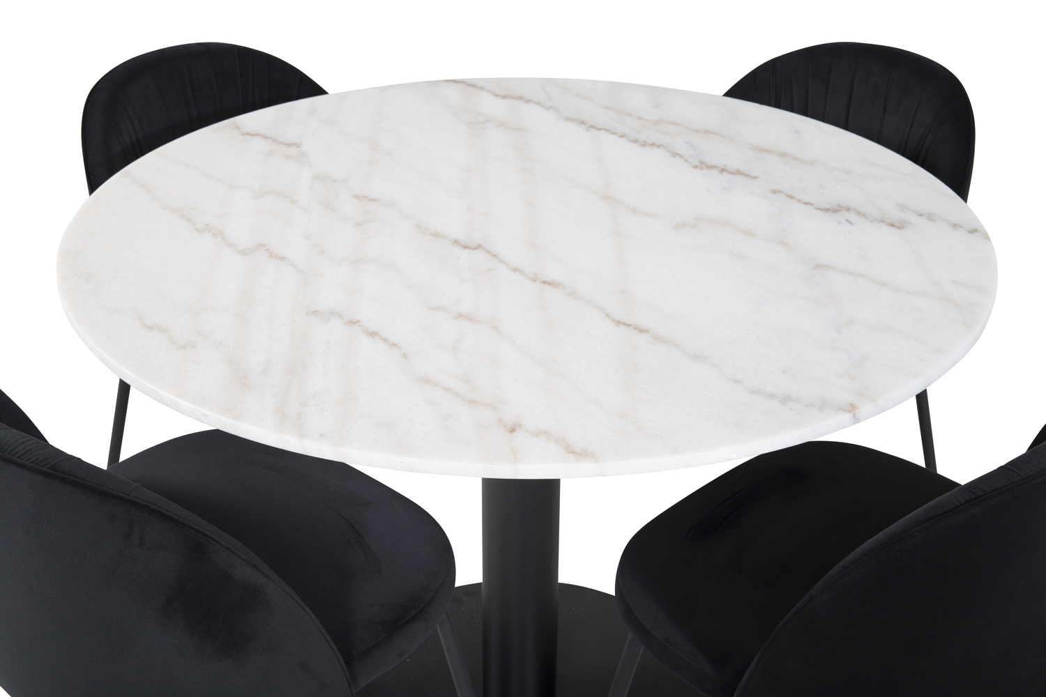 Étkezőgarnitúra Dallas 1303 (Fekete)