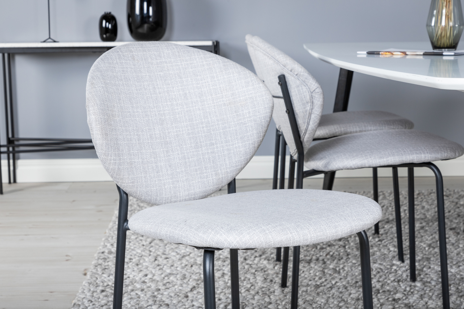 Étkezőgarnitúra Dallas 1387 (Szürke + Fekete)