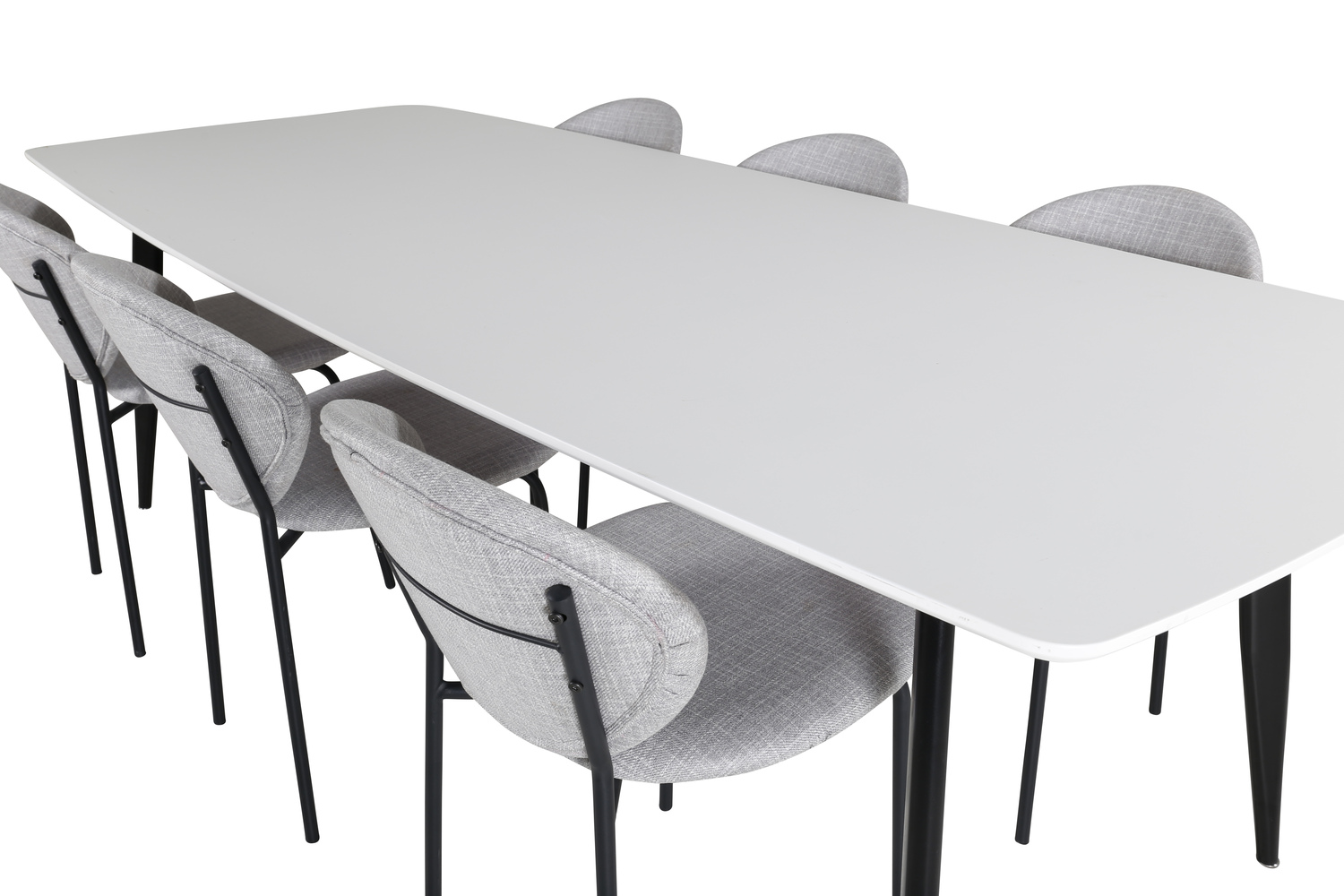 Étkezőgarnitúra Dallas 1387 (Szürke + Fekete)