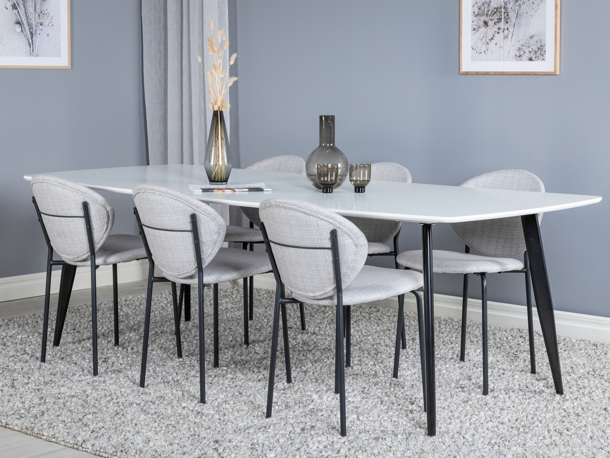 Étkezőgarnitúra Dallas 1387 (Szürke + Fekete)