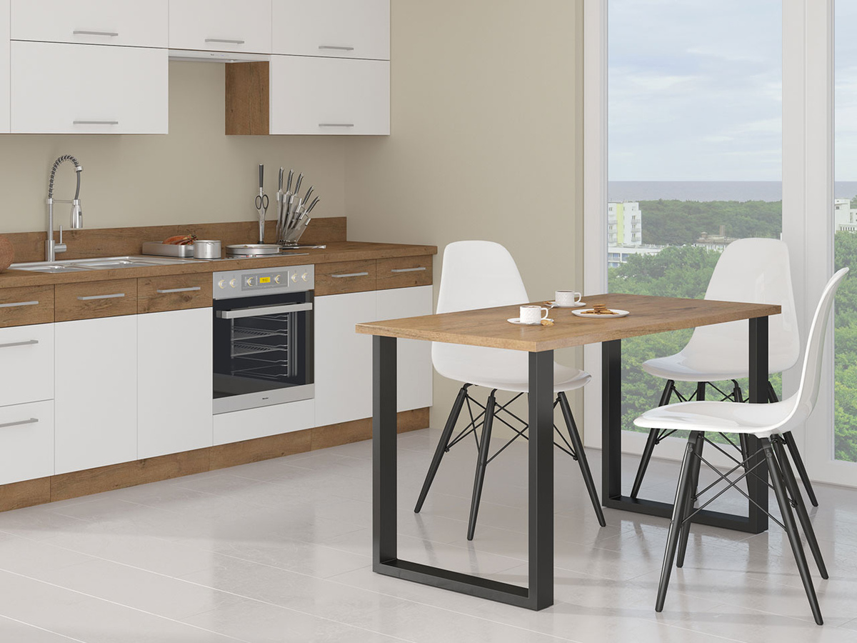 Asztal Tucson 138 (Lancelot tölgy + Fekete)