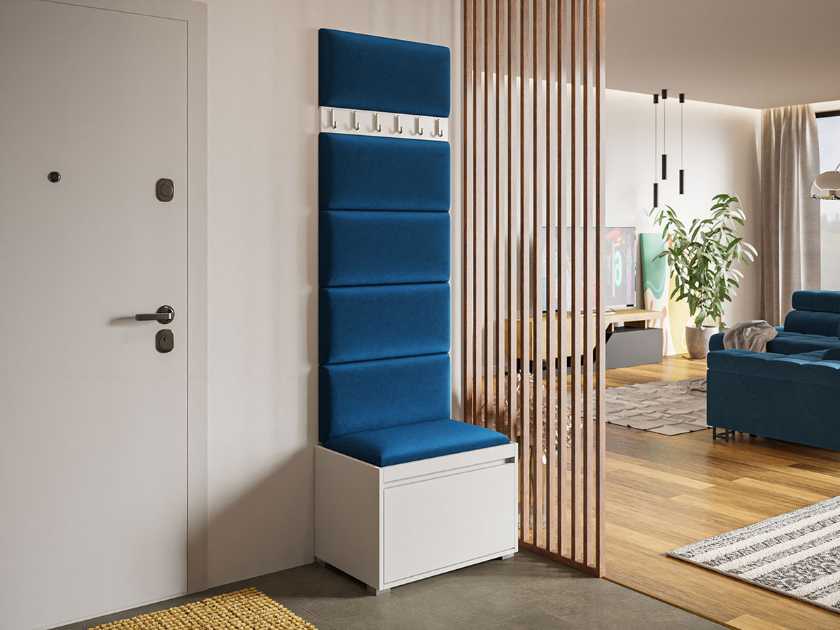 Előszoba garnitúra Comfivo Pinus V (Fehér + Manila 26)