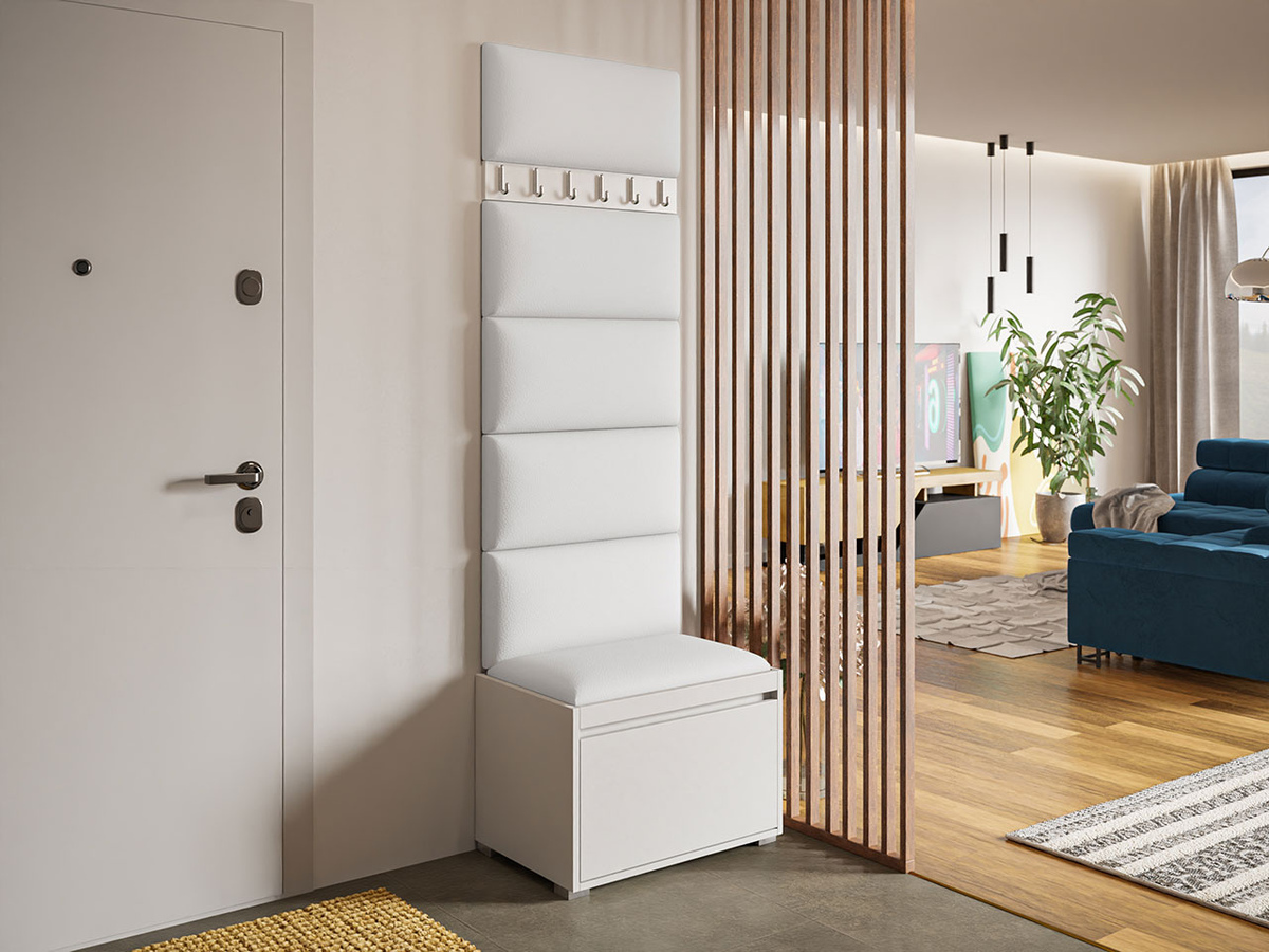 Előszoba garnitúra Comfivo Pinus V (Fehér + Soft 017)