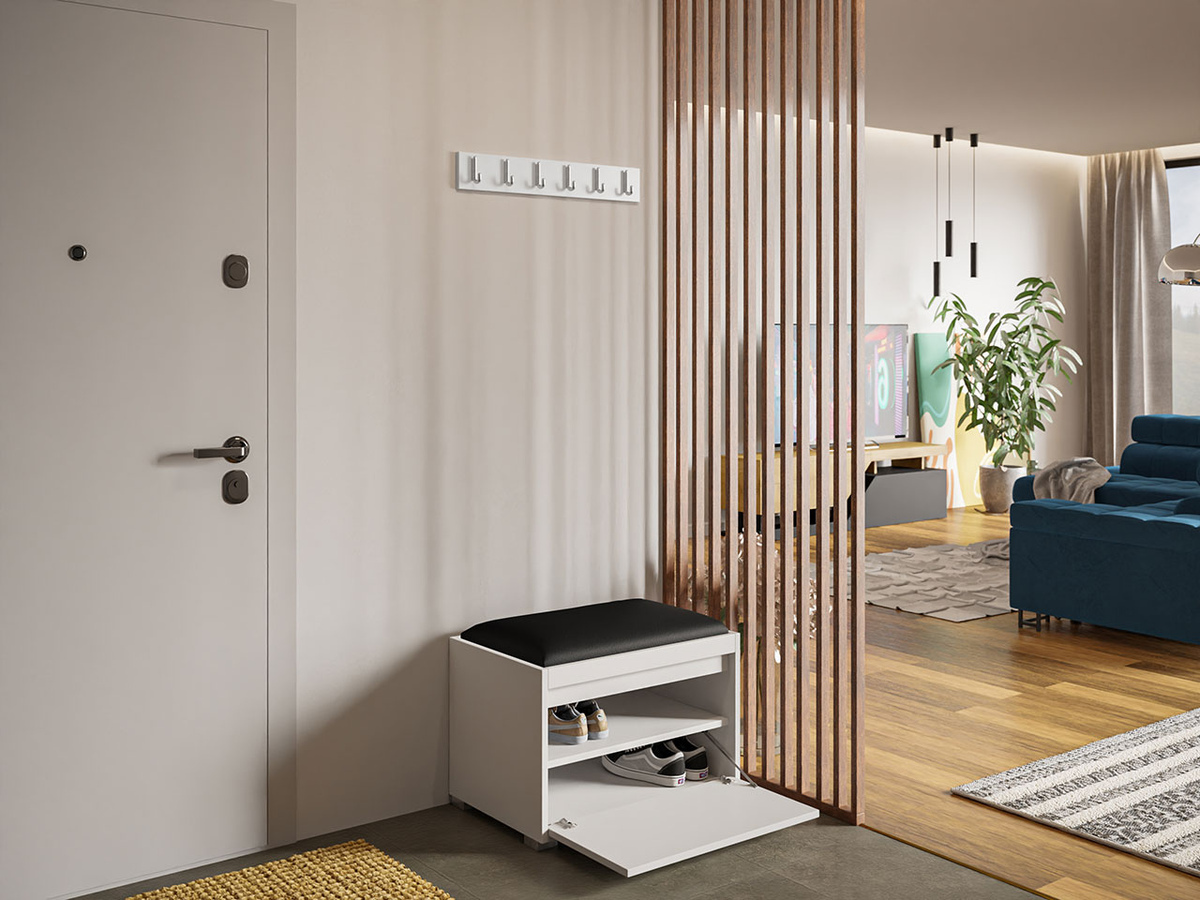 Előszoba garnitúra Comfivo Pinus VIII (Fehér + Soft 011)