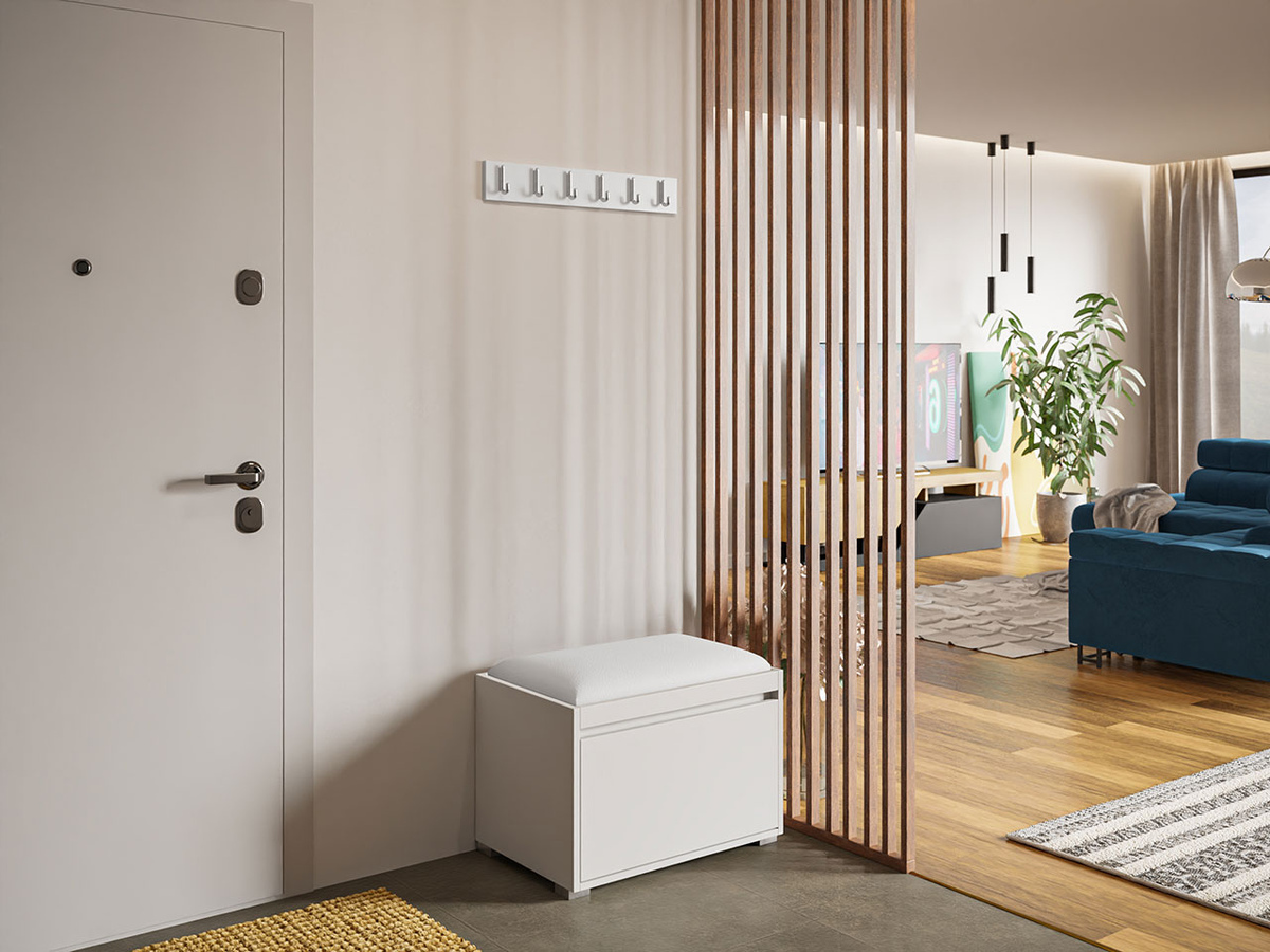 Előszoba garnitúra Comfivo Pinus VIII (Fehér + Soft 017)