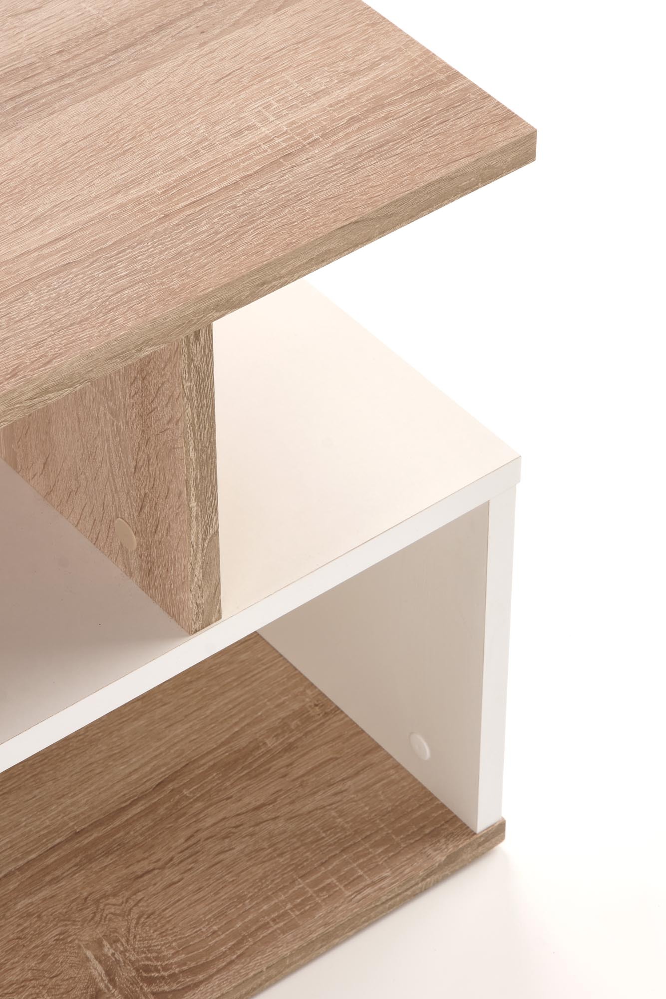 Dohányzóasztal Houston 956 (Sonoma tölgy + Fehér)