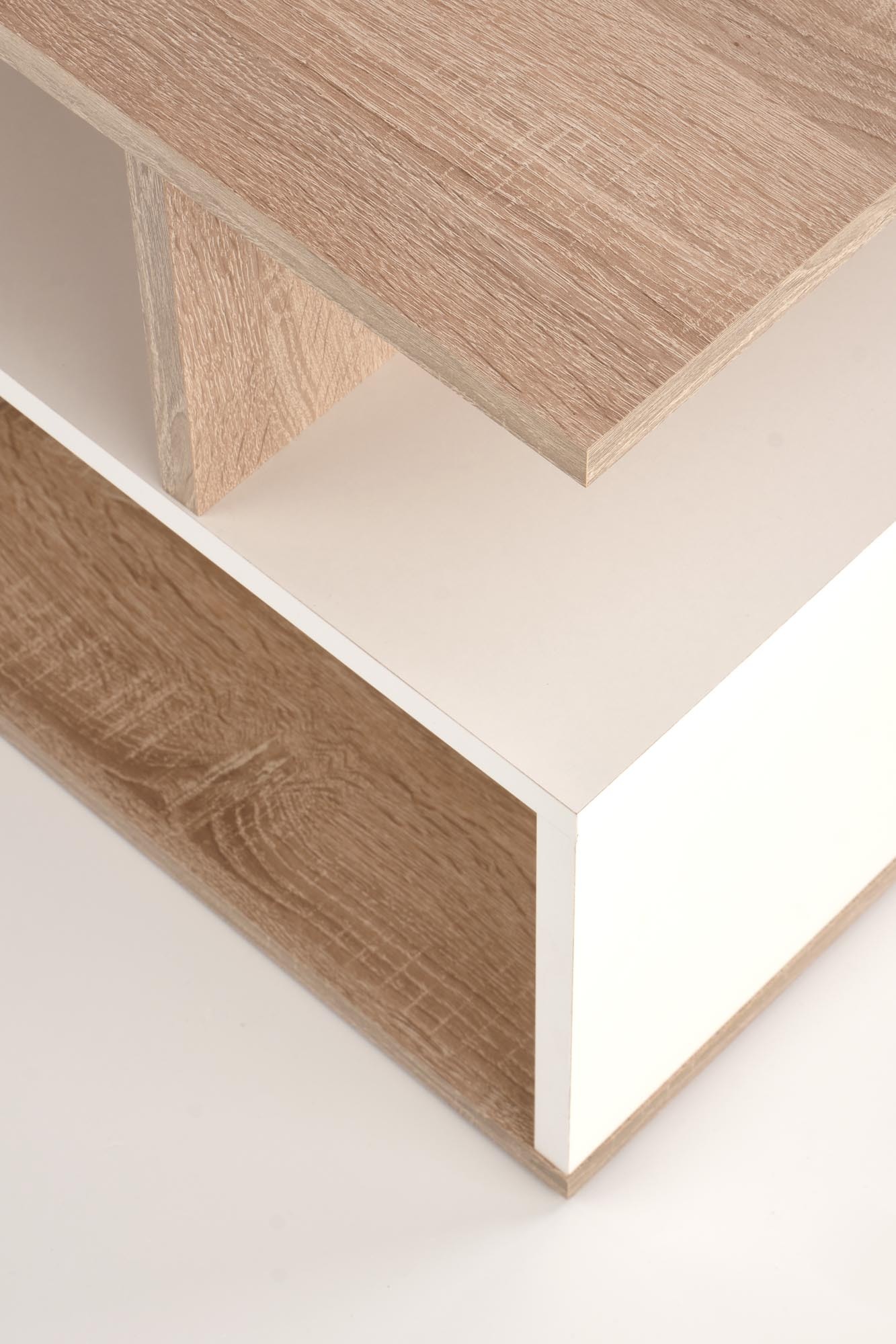 Dohányzóasztal Houston 956 (Sonoma tölgy + Fehér)