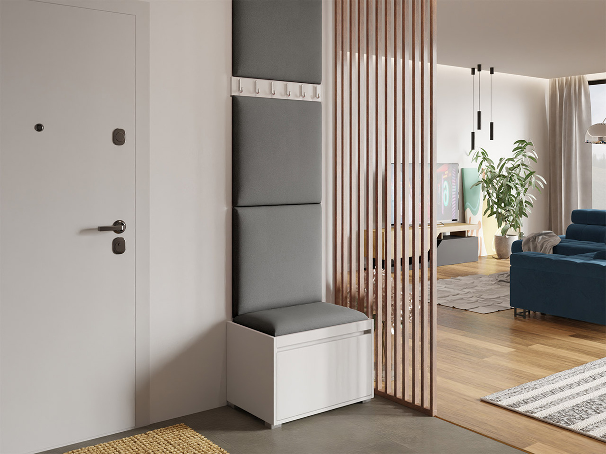 Előszoba garnitúra Comfivo Pinus IX (Fehér + Manila 16)