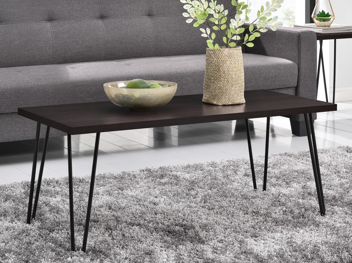 Dohányzóasztal Nutive 100 (Sötét barna)