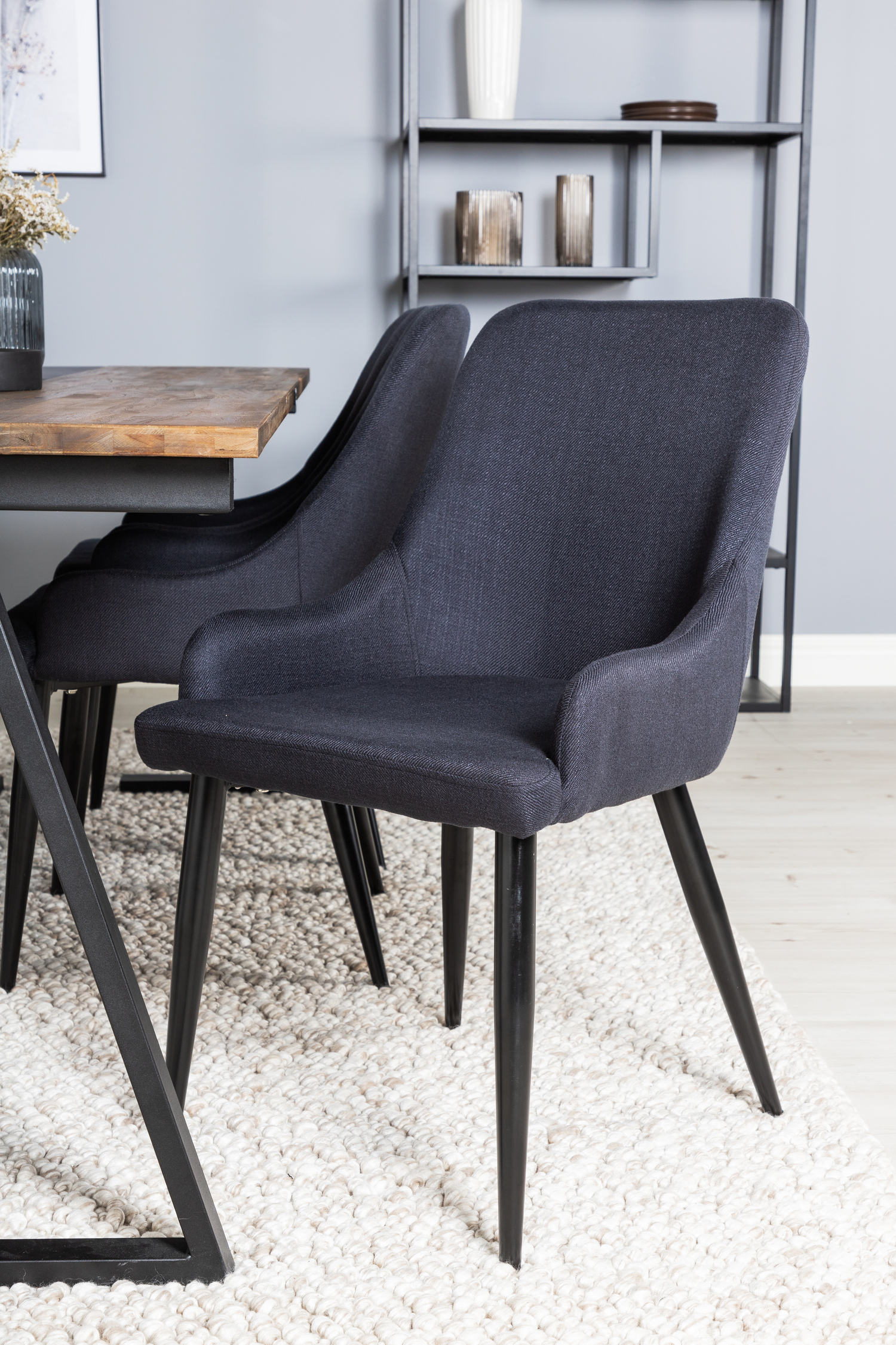 Étkezőgarnitúra Dallas 1948 (Fekete + Kék)