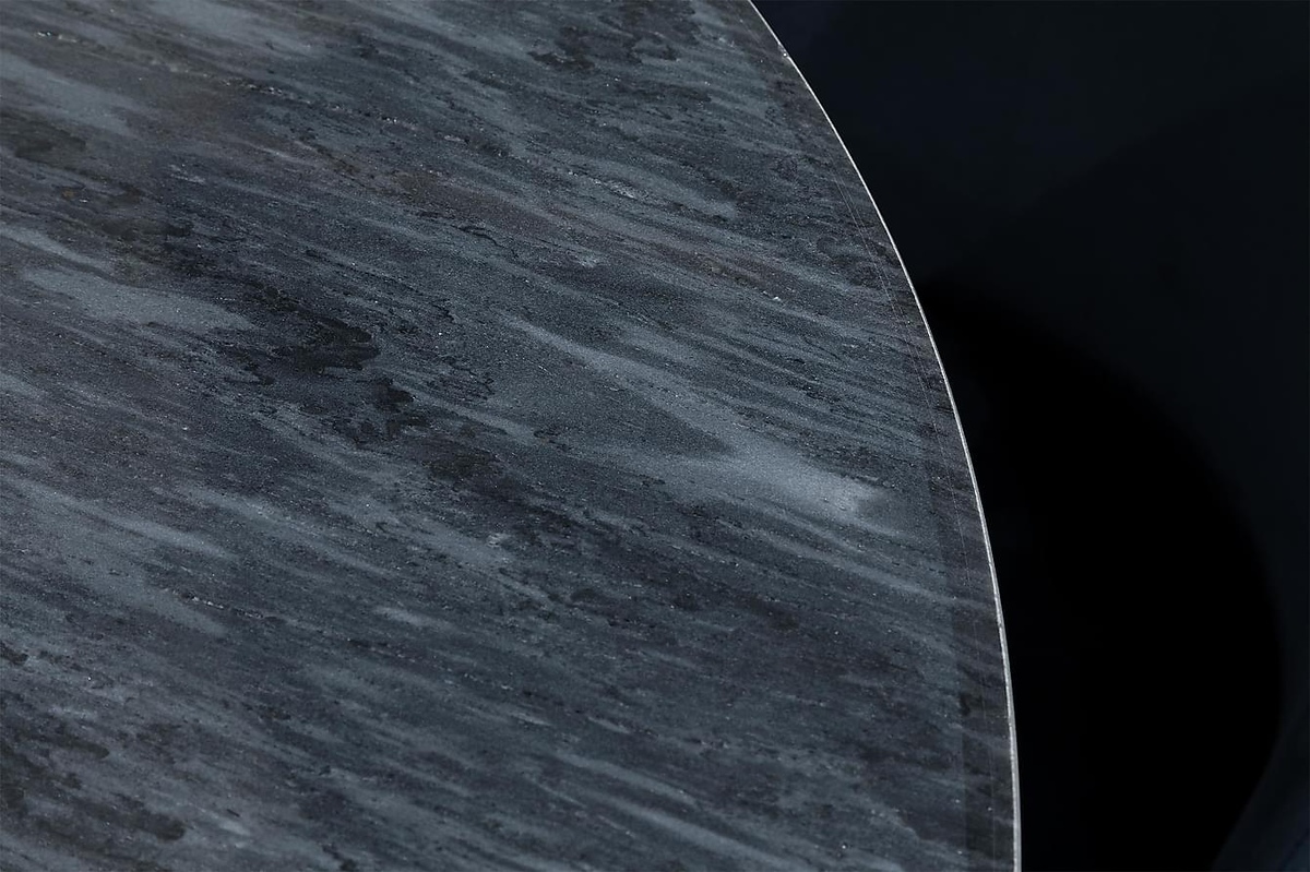 Étkezőgarnitúra Flint 125 (Sötétkék + Fekete)