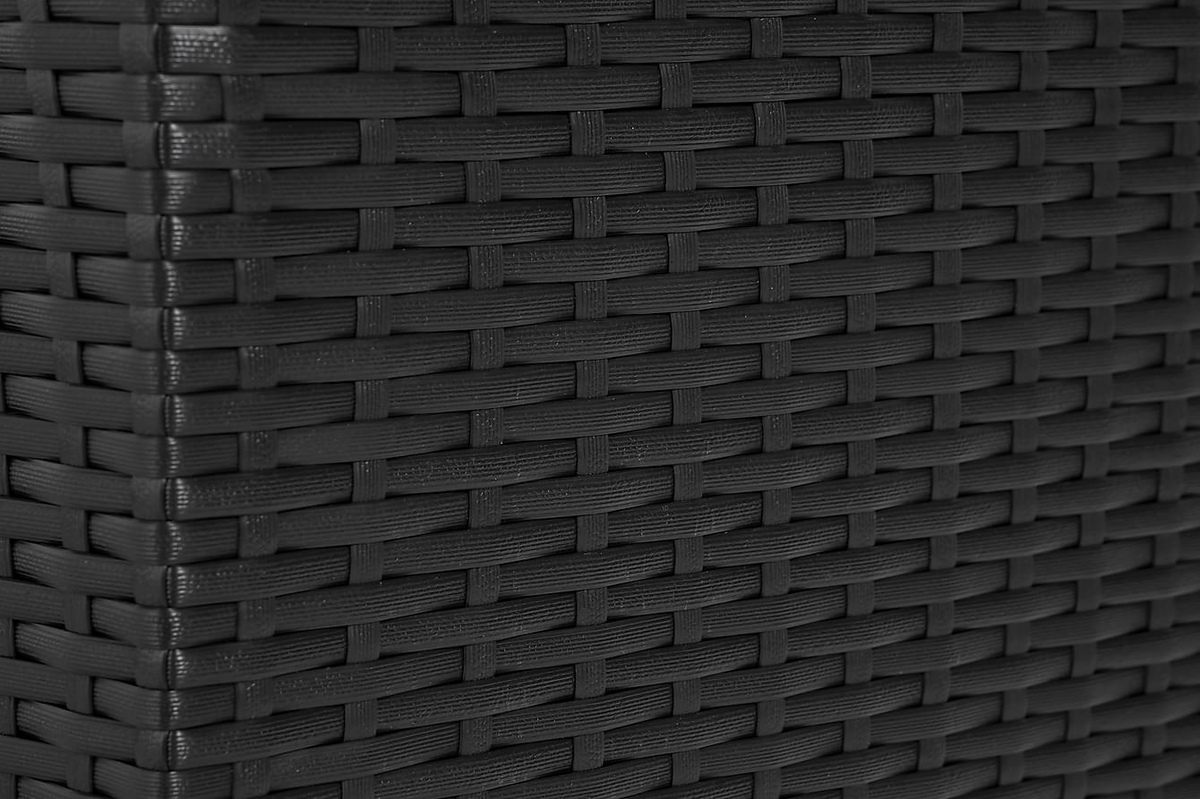 Kerti kanapé Comfort Garden 1549 (Fekete + Fehér)