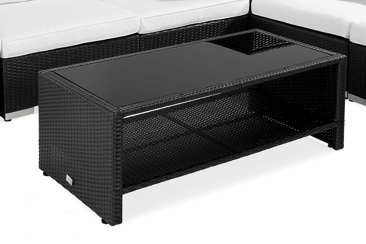 Kerti bútor Comfort Garden 1552 (Fekete + Fehér)