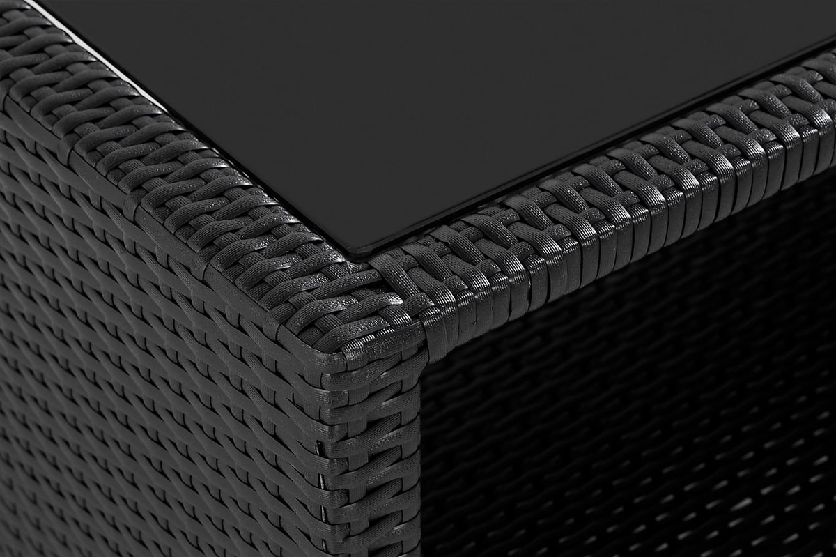 Kerti bútor Comfort Garden 1552 (Fekete + Fehér)