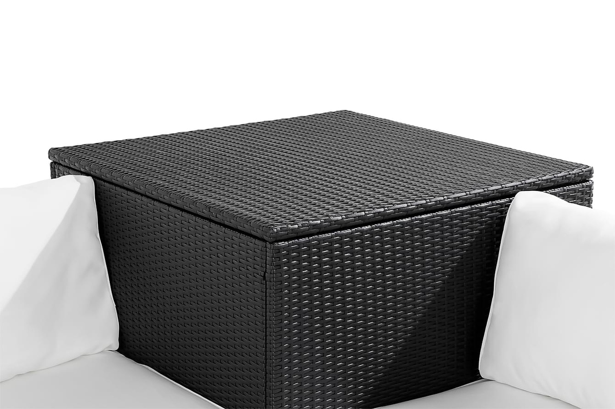 Kerti bútor Comfort Garden 1552 (Fekete + Fehér)