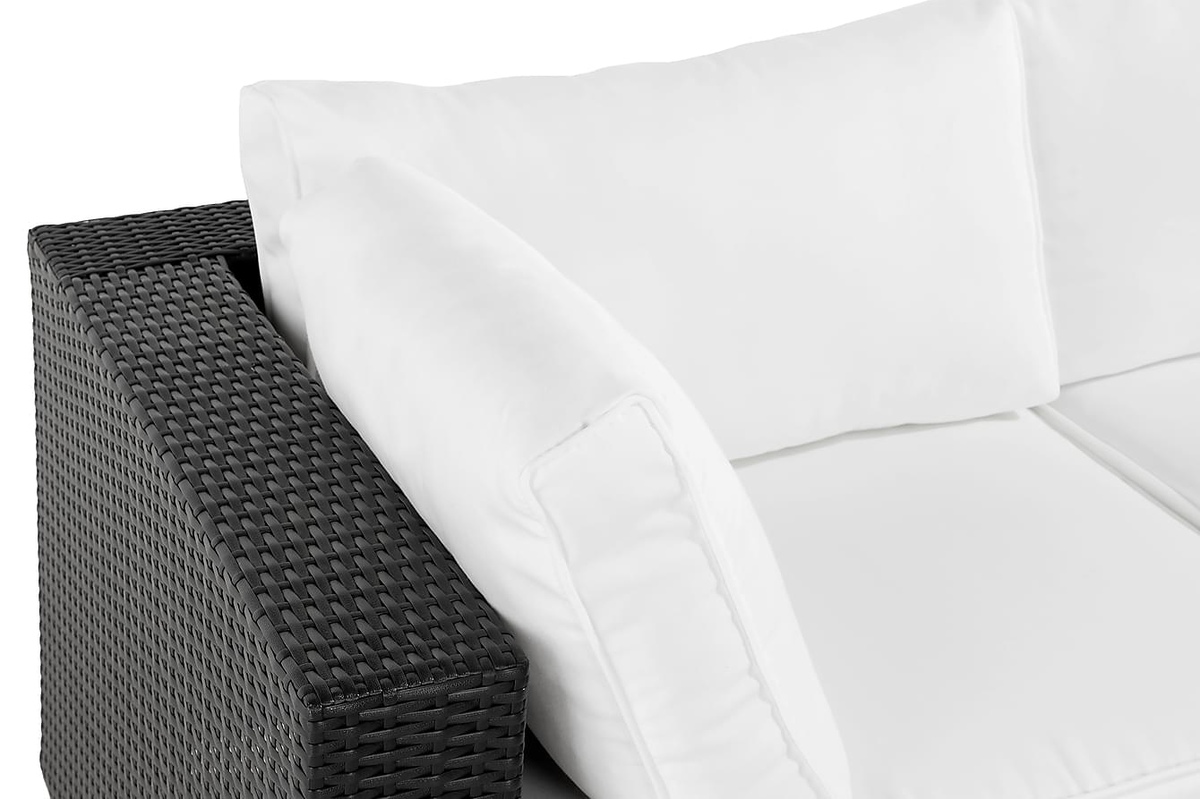 Kerti bútor Comfort Garden 1552 (Fekete + Fehér)