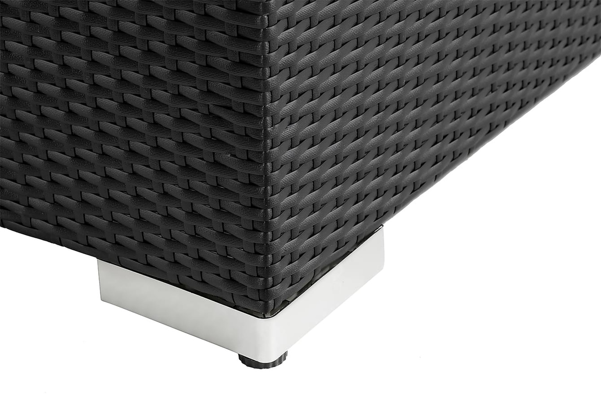 Kerti bútor Comfort Garden 1552 (Fekete + Fehér)