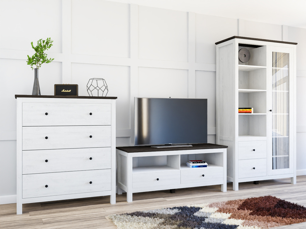 Nappali szett Sordoro 125 (Világos vörösfenyő + Larico fenyő)