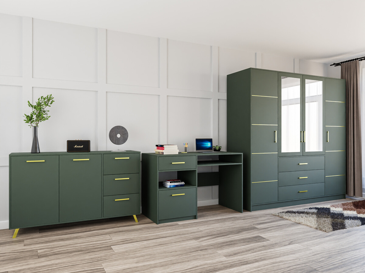 Bútorkészlet Dortivu 121 (Zöld)