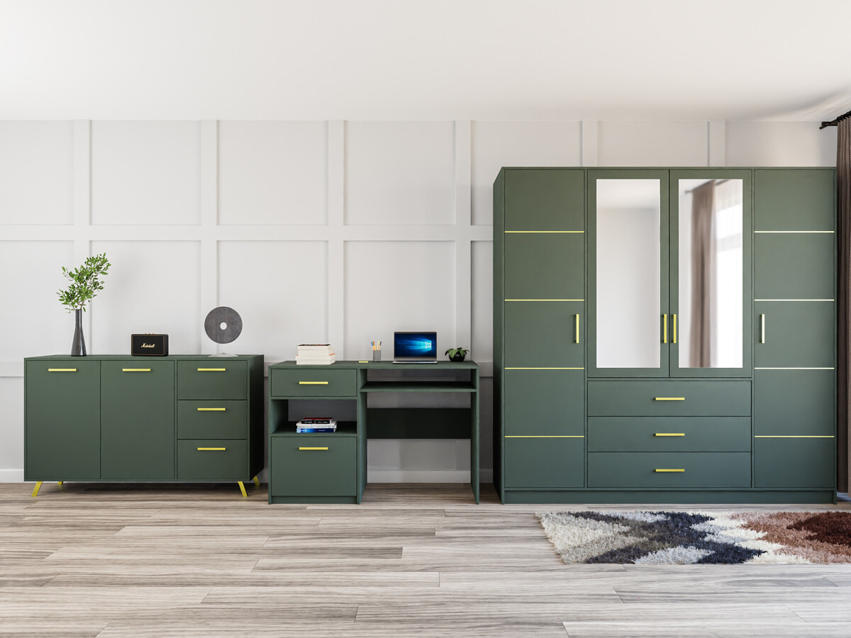 Bútorkészlet Dortivu 121 (Zöld)