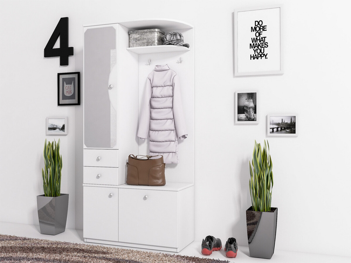 Előszoba garnitúra Murrieta 116 (Fehér)