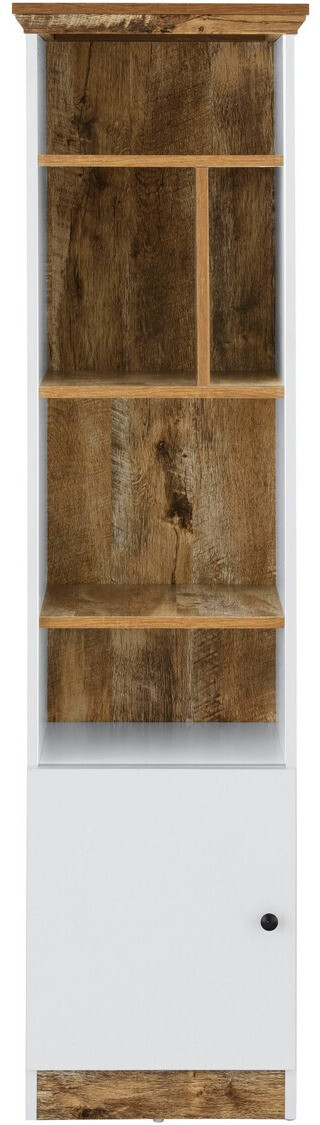 Könyvespolc Felmave 105 (Fehér + Tölgy)