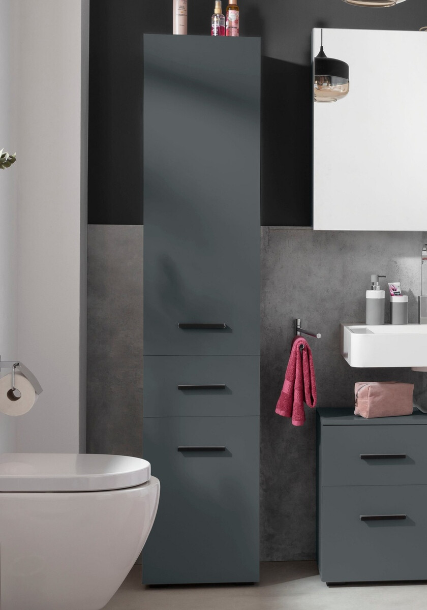 Álló fürdőszoba szekrény Larlori 103 (Antracit)