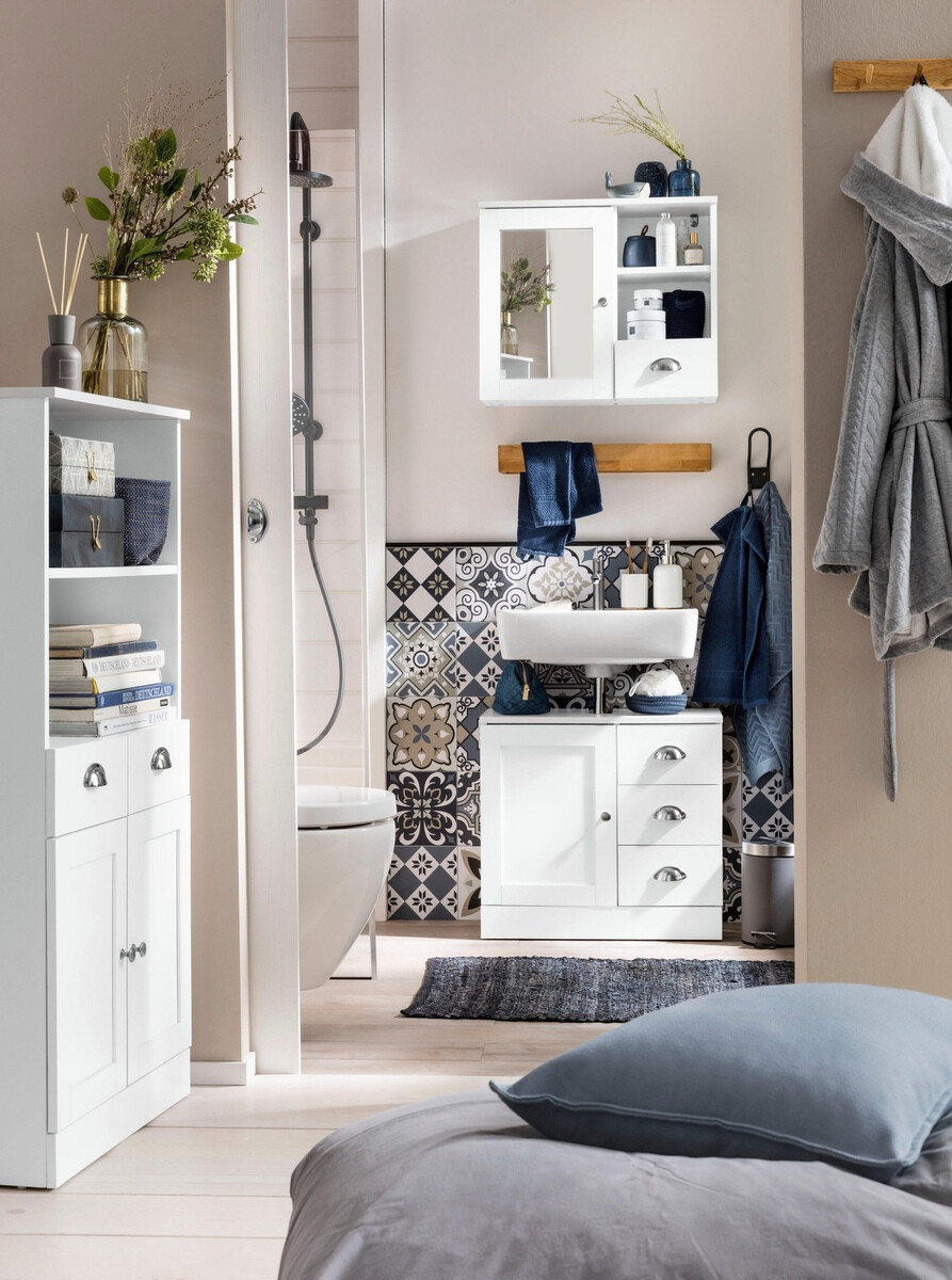 Mosdó alatti szekrény Elmvene 105 (Fehér)