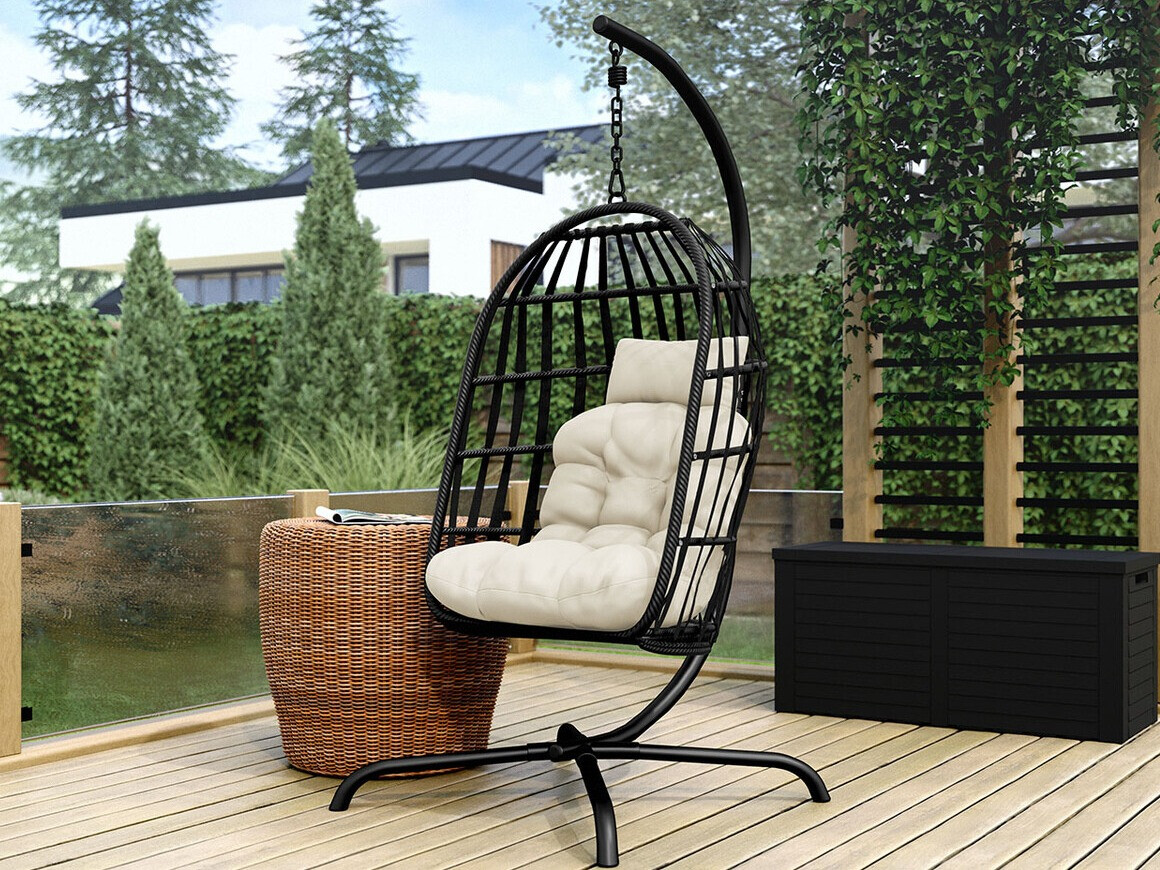 Függőszék Comfivo 316 (Fekete + Krém)