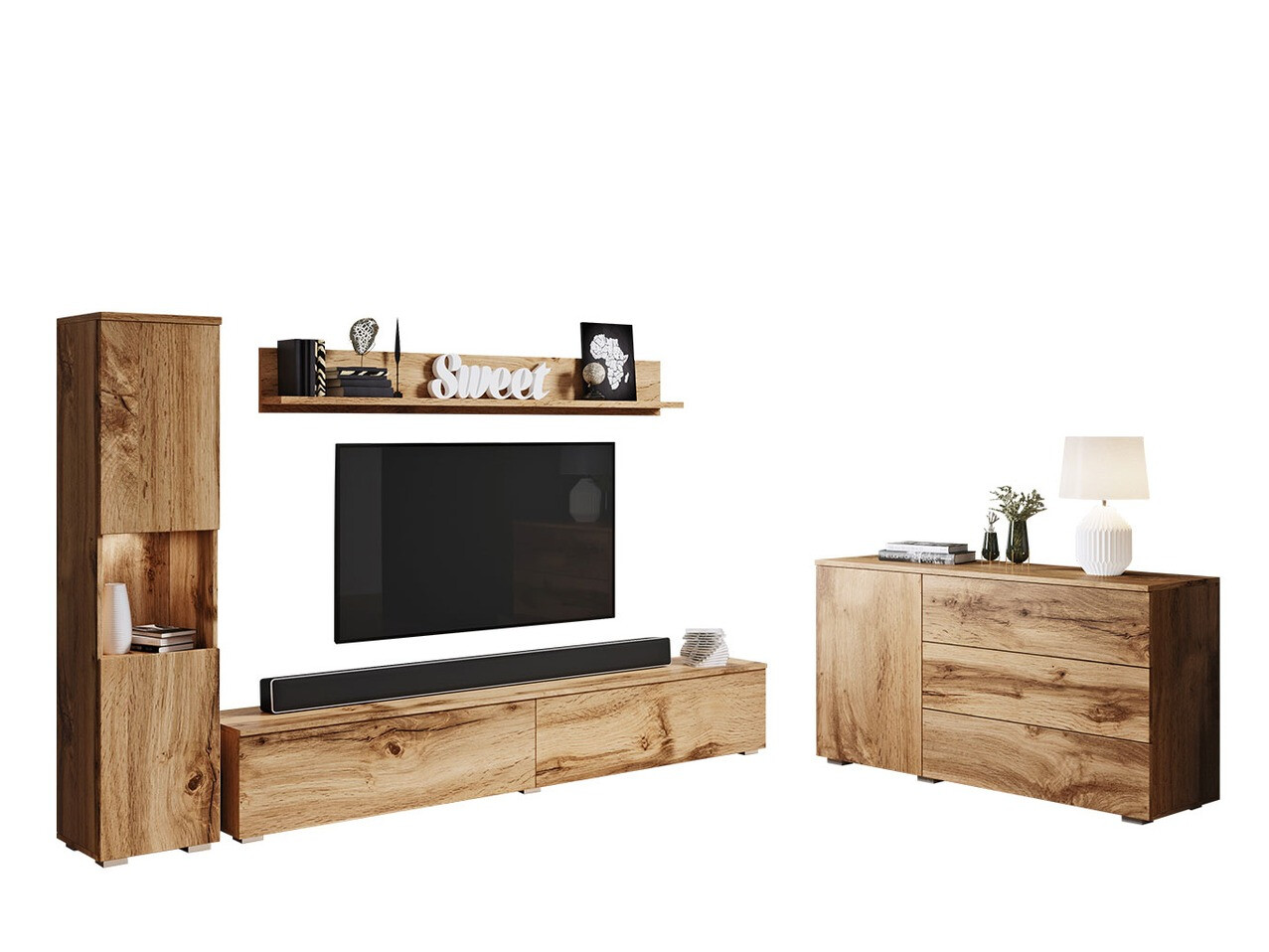 Nappali szett Sarasota 132 (Wotan tölgy)