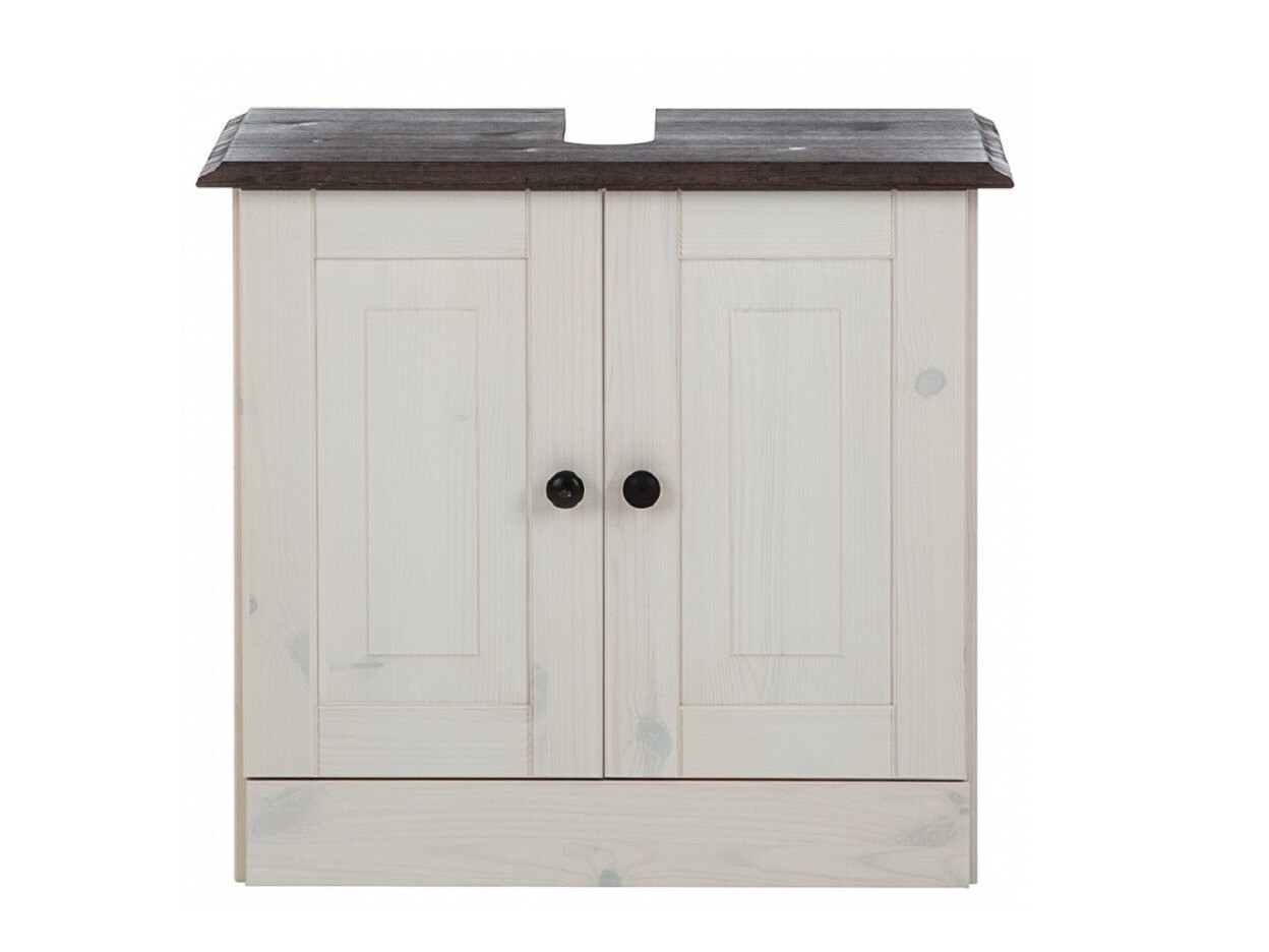 Mosdó alatti álló szekrény Deletri 101 (Fehér + Havana Tölgy)