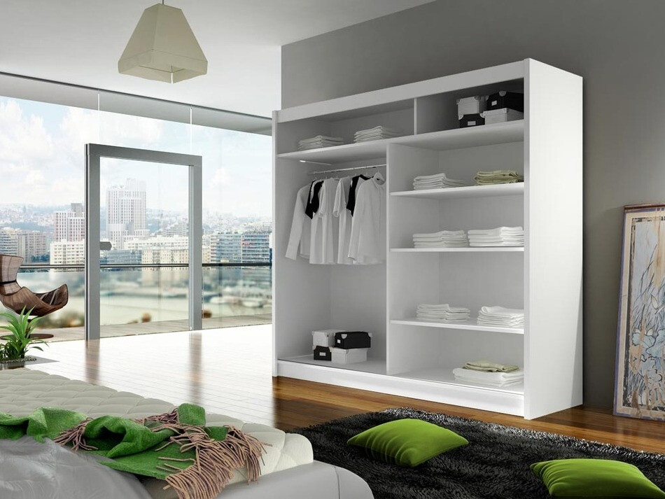 Gardróbszekrény Closico Pallor I (Fekete)