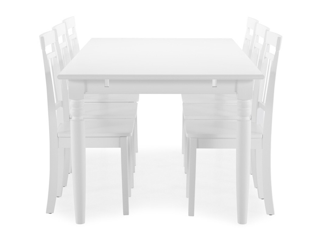 Étkezőgarnitúra Provo 133 (Fehér)