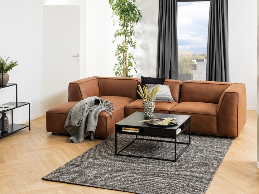 Dohányzóasztal Norsica 477 (Fekete hamu + Fekete)