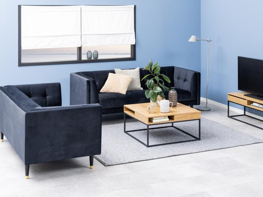 Dohányzóasztal Norsica 477 (Vad tölgy + Fekete)