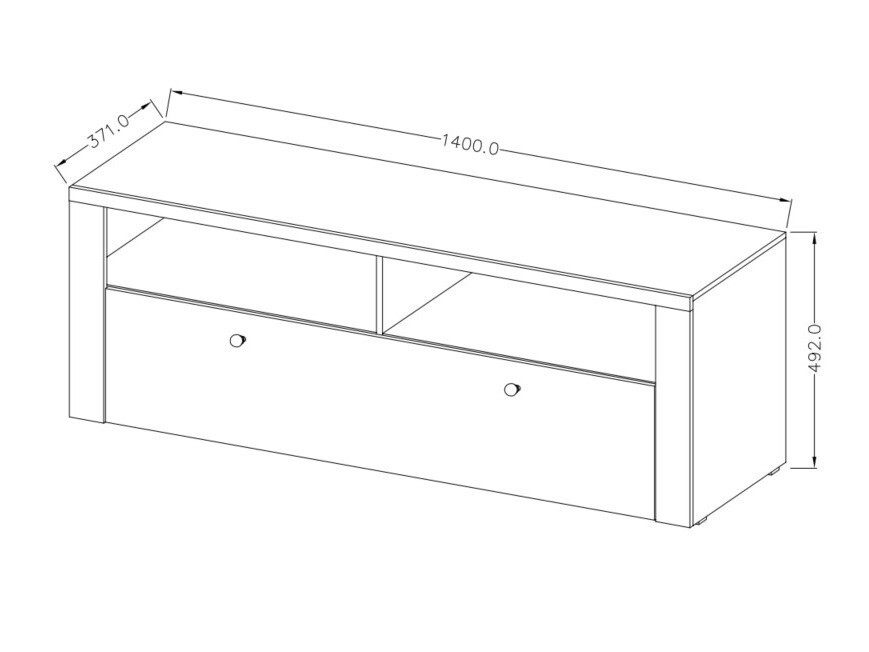 TV-állvány Salelbo 115