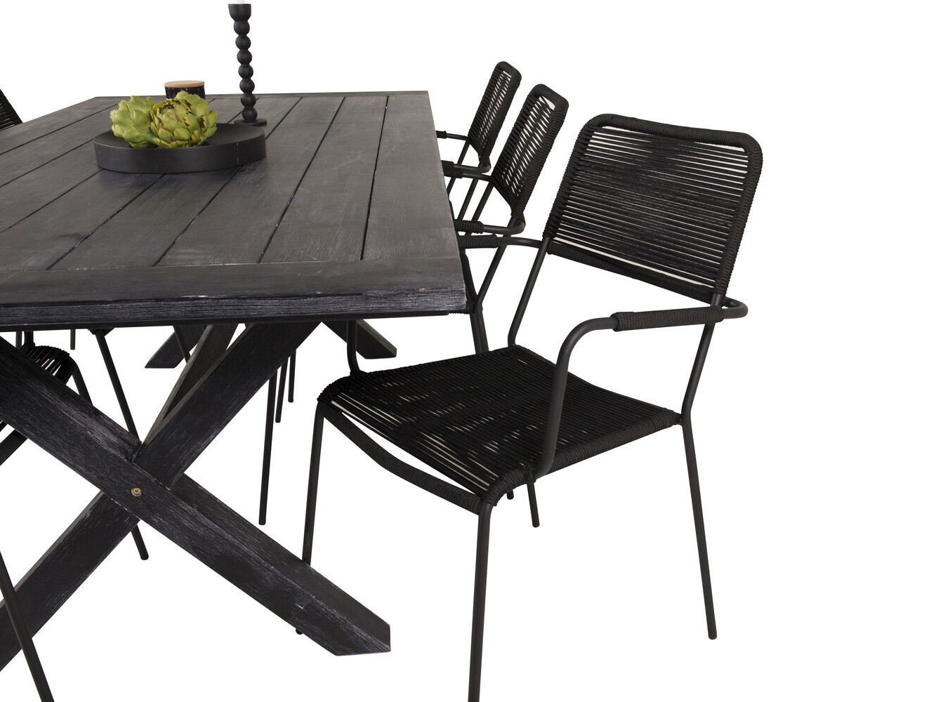 Asztal és szék garnitúra Dallas 2872