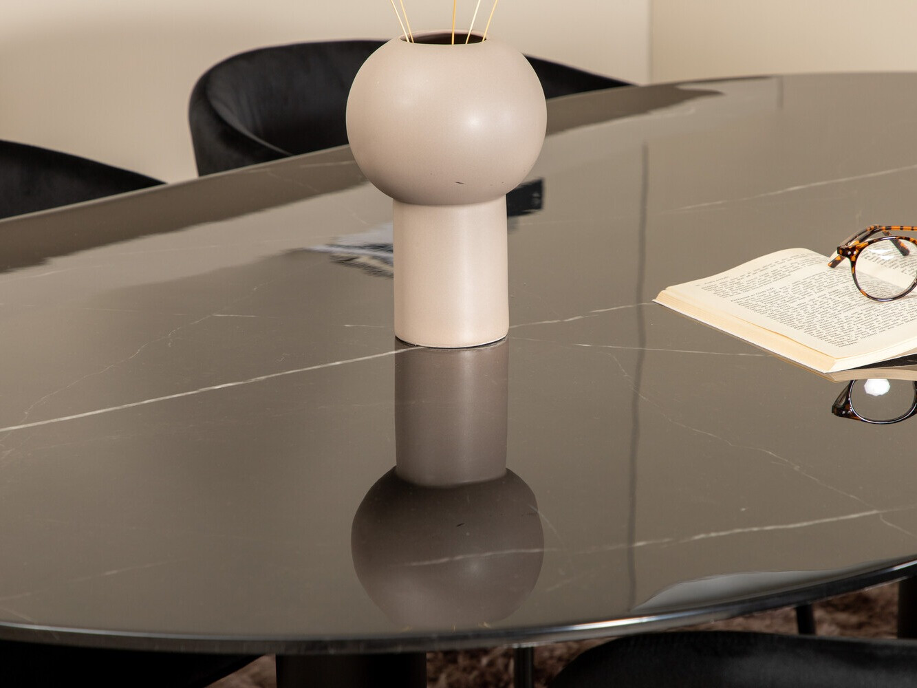 Étkezőgarnitúra Dallas 3063 (Fekete)